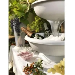 Bama Vasi Fioriera Fontana Kit 3 Ciotole Bianco H64cm Per Interno Ed Esterno -OUTSUN Giardino Negozio 48154323 5