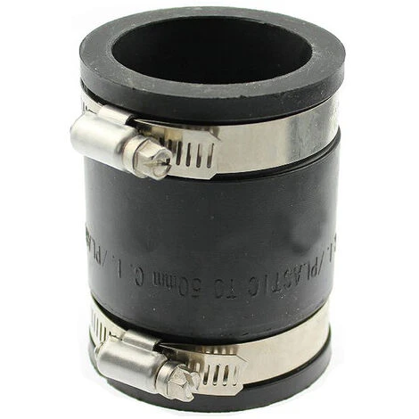 PVC Manicotto Flessibile High Quality 50 Mm - 02 Pezzi 1 PVC Manicotto Flessibile High Quality 50 Mm - 02 Pezzi