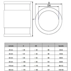 PVC Manicotto Flessibile High Quality 50 Mm - 02 Pezzi 5 PVC Manicotto Flessibile High Quality 50 Mm - 02 Pezzi -OUTSUN Giardino Negozio 48209223 3
