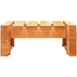 Divano Da Giardino A Pallet Cuscino Sabbia Legno Marrone Miele -OUTSUN Giardino Negozio 51091915 5