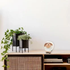 Relaxdays Pecorella Decorativa Da Giardino, Statua In Poliresina, Per Esterni Ed Interni, HLP 15,5 X 20 X 11 Cm, Bianco -OUTSUN Giardino Negozio 52818817 5