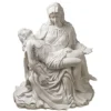 Design Toscano PD1903 Statua In Marmo Sintetico La Pietà, Grande, Bianco