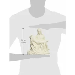 Design Toscano PD1903 Statua In Marmo Sintetico La Pietà, Grande, Bianco -OUTSUN Giardino Negozio 53499303 4