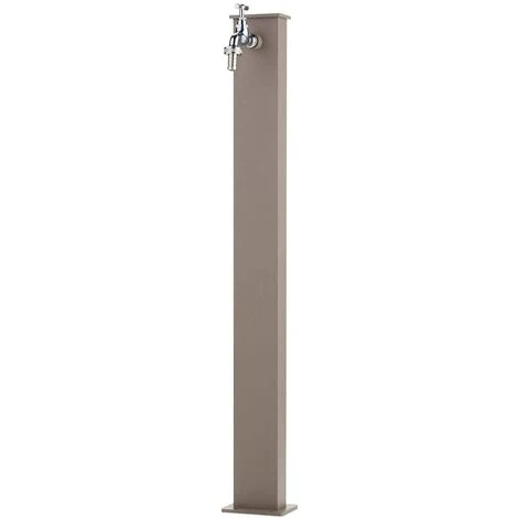 Fontana Rettangolare Completa Di Impianto E Rubinetto H82 Cm Colore Tortora Made In Italy 1 Fontana Rettangolare Completa Di Impianto E Rubinetto H82 Cm Colore Tortora Made In Italy