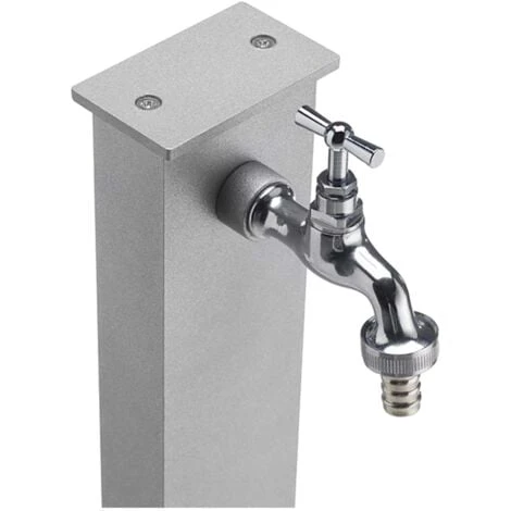 Fontana Rettangolare Completa Di Impianto E Rubinetto H82 Cm Colore Tortora Made In Italy 2 Fontana Rettangolare Completa Di Impianto E Rubinetto H82 Cm Colore Tortora Made In Italy - immagine 2