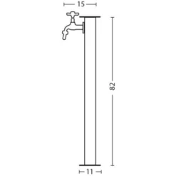 Fontana Rettangolare Completa Di Impianto E Rubinetto H82 Cm Colore Tortora Made In Italy 7 Fontana Rettangolare Completa Di Impianto E Rubinetto H82 Cm Colore Tortora Made In Italy -OUTSUN Giardino Negozio 53510527 3