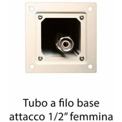 Fontana Rettangolare Completa Di Impianto E Rubinetto H82 Cm Colore Ruggine Made In Italy -OUTSUN Giardino Negozio 53510543 3