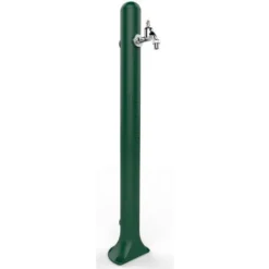 FONTANA TRADIZIONALE CON RUBINETTO PORTAGOMMA - VERDE SCURO