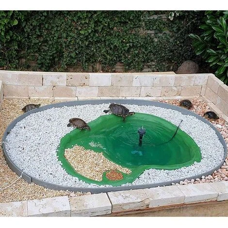 Laghetto Per Tartarughe Green Trionix Litri 80 Dimensioni 108x77xh28 2 Laghetto Per Tartarughe Green Trionix Litri 80 Dimensioni 108x77xh28 - immagine 2