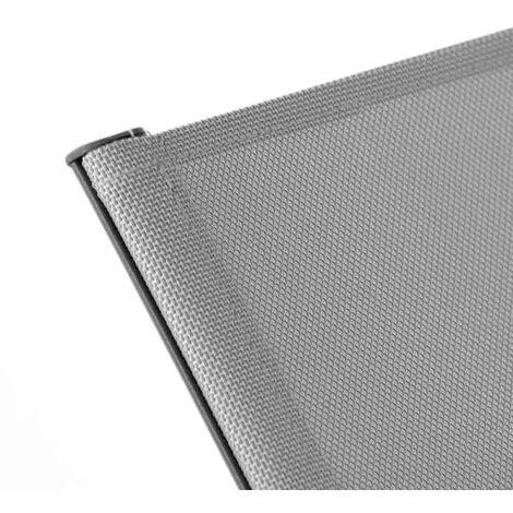 Lettino Da Giardino Con Ruote Oasi Grigio 4 Lettino Da Giardino Con Ruote Oasi Grigio - immagine 4