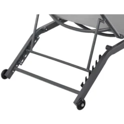 Lettino Da Giardino Con Ruote Oasi Grigio 9 Lettino Da Giardino Con Ruote Oasi Grigio -OUTSUN Giardino Negozio 55523273 5