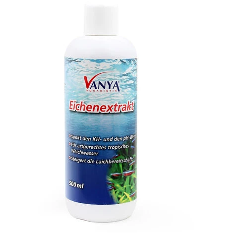 Estratto Di Quercia Vanya Per Abbassare Il Valore Del PH 500 Ml Acqua Dolce Tropicale Nell´acquario 1 Estratto Di Quercia Vanya Per Abbassare Il Valore Del PH 500 Ml Acqua Dolce Tropicale Nell´acquario