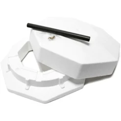 Dispositivo Antigelo Ottagonale In Polistirolo Diametro 400 Mm Con Tubo Di Sfiato Per Svernamento