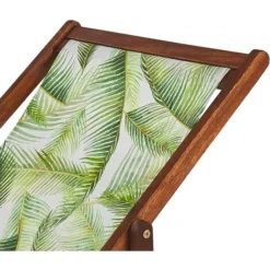 Set Di 2 Sedie Sdraio Da Giardino In Legno D'acacia Naturale Scuro Foglie Di Palma Verde Anzio 9 Set Di 2 Sedie Sdraio Da Giardino In Legno D'acacia Naturale Scuro Foglie Di Palma Verde Anzio -OUTSUN Giardino Negozio 56773439 5