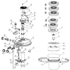 Pezzo Di Ricambio: Spugna Blu Per Filtri A Pressione Per Stagni SunSun CPF-5000 5 Pezzo Di Ricambio: Spugna Blu Per Filtri A Pressione Per Stagni SunSun CPF-5000 -OUTSUN Giardino Negozio 5706038 3