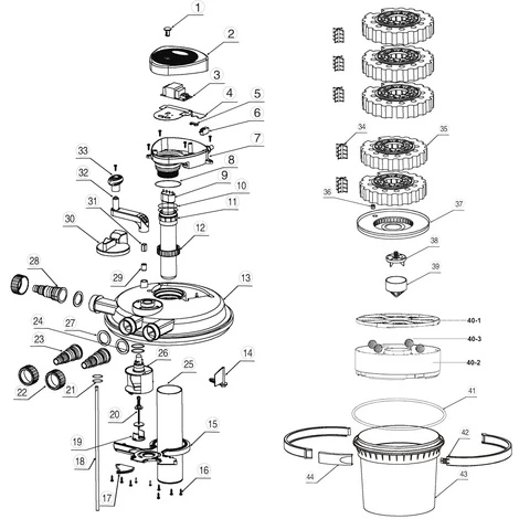 Pezzo Di Ricambio: Spugna Blu Per Filtri A Pressione Per Stagni SunSun CPF-5000 3 Pezzo Di Ricambio: Spugna Blu Per Filtri A Pressione Per Stagni SunSun CPF-5000 - immagine 3