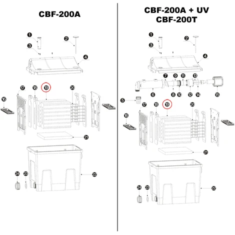 Pezzo Di Ricambio SunSun: Spugna Filtrante Gialla Per Biofiltri Per Stagni CBF-200T/CBF-200U/CBF-200 2 Pezzo Di Ricambio SunSun: Spugna Filtrante Gialla Per Biofiltri Per Stagni CBF-200T/CBF-200U/CBF-200 - immagine 2