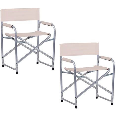Set Da 2 Sedie Regista Pieghevoli Da Esterno Pippa Ecr� 1 Set Da 2 Sedie Regista Pieghevoli Da Esterno Pippa Ecr�