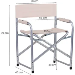 Set Da 2 Sedie Regista Pieghevoli Da Esterno Pippa Ecr� 7 Set Da 2 Sedie Regista Pieghevoli Da Esterno Pippa Ecr� -OUTSUN Giardino Negozio 58371574 3