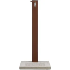 Fontana Da Giardino Con Rubinetto E Base In Cemento Colore Marrone Ruggine H91 Cm -OUTSUN Giardino Negozio 58699174 3