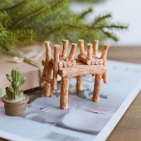 HIASDFLS Set Di Sedie Da Tavolo In Miniatura Set Di Ornamenti Per Mobili Da Giardino In Resina Carina Con Decorazioni Micro Paesaggistiche 3 HIASDFLS Set Di Sedie Da Tavolo In Miniatura Set Di Ornamenti Per Mobili Da Giardino In Resina Carina Con Decorazioni Micro Paesaggistiche - immagine 3