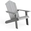 Sedia Da Giardino Adirondack Grigio