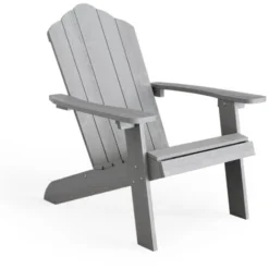 Sedia Da Giardino Adirondack Grigio