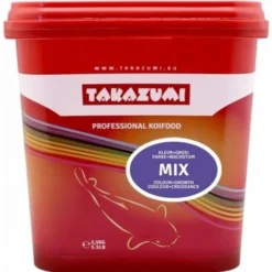 MANGIME ESTIVO CRESCITA CARPE KOI PESCI ROSSI TAKAZUMI MIX 4,5 MM 2,5 KG