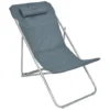 SEDIA RELAX BILBAO 3 POSIZIONI L98XP56XH35 CM Colore Grigio