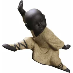 Mini Monaco Ornamenti Statua Di Buddha Kung Fu Tea Pet Zen Garden Vassoio Da Tè Figura Per Kung Fu Vassoio Da Tè Car Home Office Decoration (Giallo) 8 Mini Monaco Ornamenti Statua Di Buddha Kung Fu Tea Pet Zen Garden Vassoio Da Tè Figura Per Kung Fu Vassoio Da Tè Car Home Office Decoration (Giallo) -OUTSUN Giardino Negozio 63843432 4