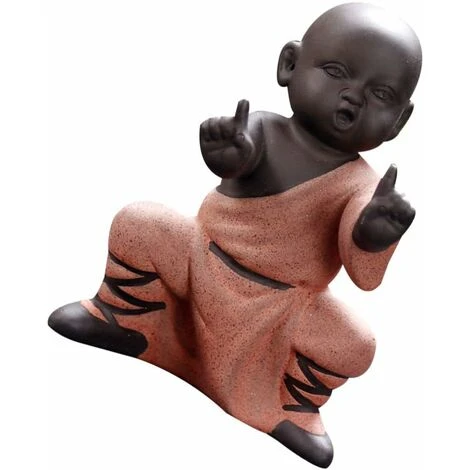 Mini Monaco Ornamenti Statua Di Buddha Kung Fu Tea Pet Zen Garden Tè Vassoio Figura Per Kung Fu Vassoio Da Tè Car Home Office Decoration (Rosso) 1 Mini Monaco Ornamenti Statua Di Buddha Kung Fu Tea Pet Zen Garden Tè Vassoio Figura Per Kung Fu Vassoio Da Tè Car Home Office Decoration (Rosso)