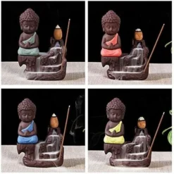 Bruciatore Di Incenso A Riflusso, Porta Incenso Little Monk Buddha Porta Bastoncini, Porta Incenso Con Coni Di Incenso A Riflusso (giallo) 9 Bruciatore Di Incenso A Riflusso, Porta Incenso Little Monk Buddha Porta Bastoncini, Porta Incenso Con Coni Di Incenso A Riflusso (giallo) -OUTSUN Giardino Negozio 63852796 5