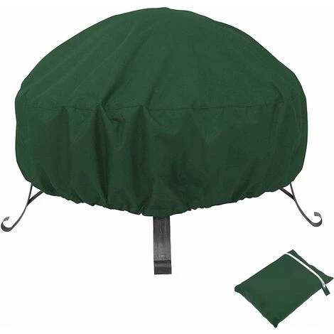 Copertura Per Braciere Rotonda, Copertura Per Braciere Per Esterni Riutilizzabile Impermeabile Con Coulisse (85 X 40 Cm, Verde) 1 Copertura Per Braciere Rotonda, Copertura Per Braciere Per Esterni Riutilizzabile Impermeabile Con Coulisse (85 X 40 Cm, Verde)