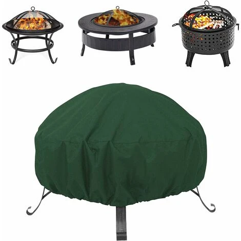 Copertura Per Braciere Rotonda, Copertura Per Braciere Per Esterni Riutilizzabile Impermeabile Con Coulisse (85 X 40 Cm, Verde) 5 Copertura Per Braciere Rotonda, Copertura Per Braciere Per Esterni Riutilizzabile Impermeabile Con Coulisse (85 X 40 Cm, Verde) - immagine 5