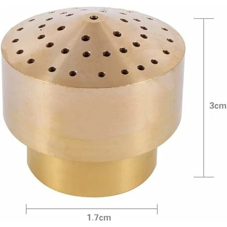 Kueatily 1/4''1/2''3/4''1''3/2''2'' Ottone Fontana Spruzzatore Spruzzatore Testa Spruzzatore Per Giardino Stagno Parco Divertimenti Biblioteca Home Decor Museo(1/4) 3 Kueatily 1/4''1/2''3/4''1''3/2''2'' Ottone Fontana Spruzzatore Spruzzatore Testa Spruzzatore Per Giardino Stagno Parco Divertimenti Biblioteca Home Decor Museo(1/4) - immagine 3
