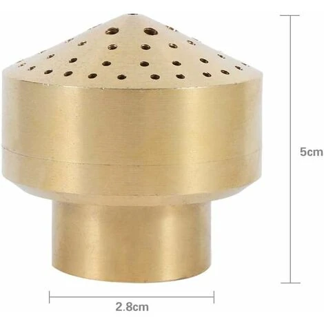 Kueatily 1/4''1/2''3/4''1''3/2''2'' Ottone Fontana Spruzzatore Spruzzatore Testa Spruzzatore Per Giardino Stagno Parco Divertimenti Biblioteca Home Decor Museo(3/4) 3 Kueatily 1/4''1/2''3/4''1''3/2''2'' Ottone Fontana Spruzzatore Spruzzatore Testa Spruzzatore Per Giardino Stagno Parco Divertimenti Biblioteca Home Decor Museo(3/4) - immagine 3