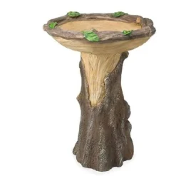 Vasca Per Uccelli Da Giardino Delle Fate A Grandezza Naturale Con Casa Delle Fate In Miniatura In Un Ceppo Di Albero -OUTSUN Giardino Negozio 65849302 3
