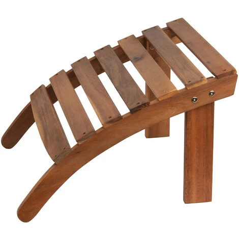 Casaria Poggiapiedi Per Sedia Adirondack Sostegno Gambe 7 Montanti Legno Di Acacia Sdraio Esterni Interni 2 Casaria Poggiapiedi Per Sedia Adirondack Sostegno Gambe 7 Montanti Legno Di Acacia Sdraio Esterni Interni - immagine 2