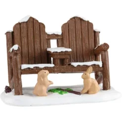 Inverno Adirondack, Accessorio Villaggio Di Natale In Poliresina