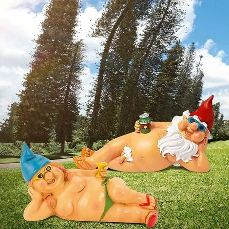 Gnomo Da Giardino In Resina, Statua Di Gnomo Da Giardino Cattivo, Decorazione Del Giardino Delle Fate, Statue Da Giardino In Resina E Figurine All'aperto 2 Gnomo Da Giardino In Resina, Statua Di Gnomo Da Giardino Cattivo, Decorazione Del Giardino Delle Fate, Statue Da Giardino In Resina E Figurine All'aperto - immagine 2