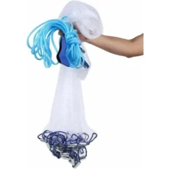 Rete Da Pesca Con Trappola Per Esche, Rete Da Pesca In Monofilamento Di Nylon In Stile Americano Rete Da Lancio Per Esterni A Mano Rete Da Pesca Trappola Per Esche Strumento Per Rete Da Pesca