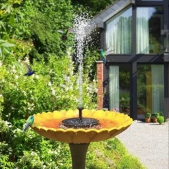 Fontana Solare Galleggiante All'aperto, Pompa Solare Per Laghetto Con 6 Ugelli Per Fontana Da Giardino Per Acquario Con Vasca Per Uccelli -OUTSUN Giardino Negozio 69717367 5