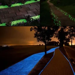 200 Pezzi Glow Stones, Glow Stone Garden Decorativo Glow Ciottoli Glow In The Dark Ciottoli Da Giardino Per Passerella Passerella Parco Acquario Decorazione Vaso Di Fiori -OUTSUN Giardino Negozio 71078949 5