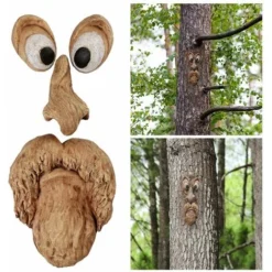Romote Tree Face Old Man Tree Old Man Hugger Garden Peeker Scultura Tronco Appeso Decorazione Natalizia Occhi Grandi Resistente Alle Intemperie Per Cortile Esterno A 8 Romote Tree Face Old Man Tree Old Man Hugger Garden Peeker Scultura Tronco Appeso Decorazione Natalizia Occhi Grandi Resistente Alle Intemperie Per Cortile Esterno A -OUTSUN Giardino Negozio 71079044 4