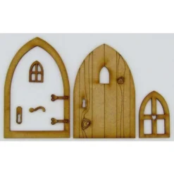 Kueatily Porta Gnomo Più Popolare, Porta Fata, Porta Elfo In Legno Da Aprire Con Gnomo Divertente, Decorazione Playhouse, Porta Artigianale, Decorazione 3D -OUTSUN Giardino Negozio 71520217 5