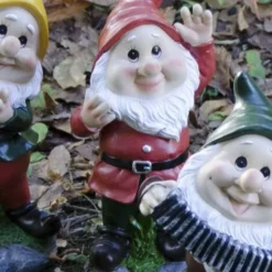 Biancaneve E I Sette Nani Decorazione Da Giardino In Resina Per Aiuole -OUTSUN Giardino Negozio 72157764 4