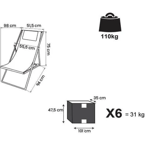 Sdraio Pieghevole In Acciaio Taupe E Textilene Da Esterno Giardino Per Ristorante Agriturismo Albergo Hotel 4 Sdraio Pieghevole In Acciaio Taupe E Textilene Da Esterno Giardino Per Ristorante Agriturismo Albergo Hotel - immagine 4
