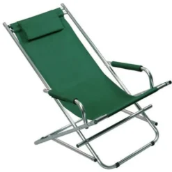 Sdraio In Alluminio Verde - Cm.54x97x77h.