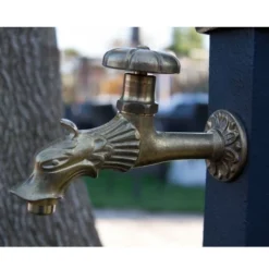 Rubinetto Per Fontane In Ottone Mod. Dragone Attacco 1/2" Papillon