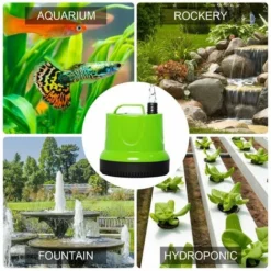 Mini Pompa Sommersa - 350L/H 6W Pompa Sommersa Pompa Acqua Subacquea Con 2 Ugelli Per Stagno, Acquario, Acquario, Giardino, Fontana, Pompa Acquario 4.3ft (1.3M) Cavo Di Alimentazione 7 Mini Pompa Sommersa - 350L/H 6W Pompa Sommersa Pompa Acqua Subacquea Con 2 Ugelli Per Stagno, Acquario, Acquario, Giardino, Fontana, Pompa Acquario 4.3ft (1.3M) Cavo Di Alimentazione -OUTSUN Giardino Negozio 77711157 3
